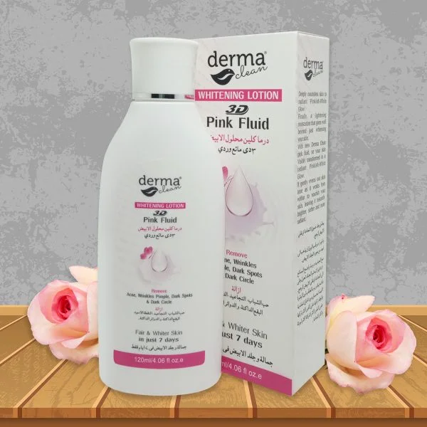 Derma Clean Whitening Lotion 3D Pink Fluid - 120ml