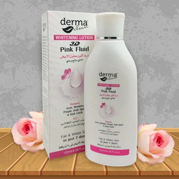 Derma Clean Whitening Lotion 3D Pink Fluid - 120ml