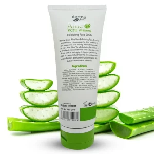 Derma-Clean-Aloe-Vera-Whitening-Exfoliating-Face-Scrub-back-600×600