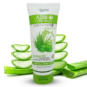 Aloevera Whitening Gel Foaming Face Wash