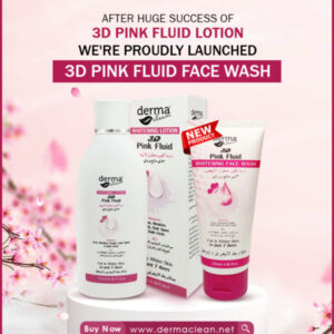 3D Pink Fluid Lotion + Face Wash